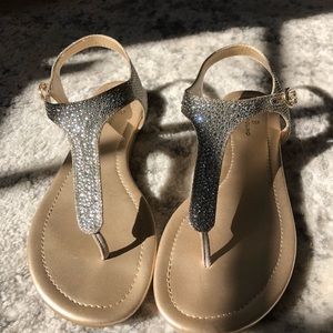 Gold Bandolino Sandals